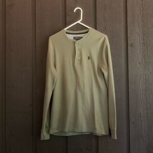 Men’s U.S. Polo Assn. waffle long sleeve shirt